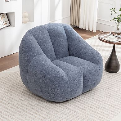 Bean Bag Chair with Tufted Soft Stuffed Filling for Dorm, Apartment, Living Room