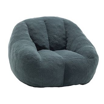 Bean Bag Chair with Tufted Soft Stuffed Filling for Dorm, Apartment, Living Room