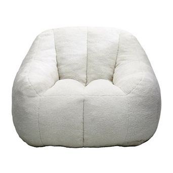 Bean Bag Chair with Tufted Soft Stuffed Filling for Dorm, Apartment, Living Room