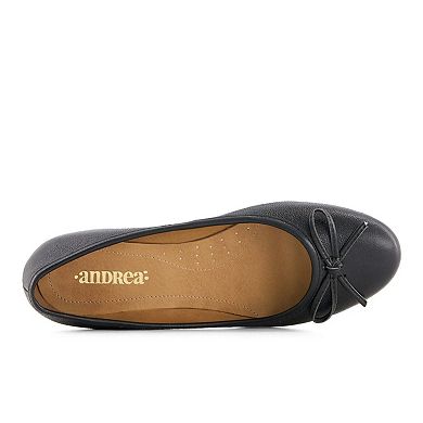 Andrea Women's Ballet Flats With Bow 36064