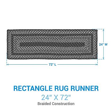 Park Designs Cornbread Braided Rectangle Rug Runner 2' x 6'