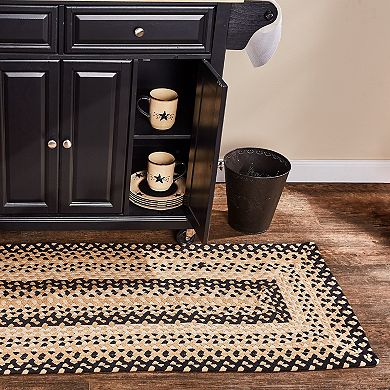 Park Designs Cornbread Braided Rectangle Rug Runner 2' x 6'