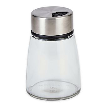 RSVP International Adjustable Shaker, Glass/Stainless Steel, 5 Ounce