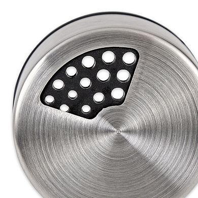RSVP International Adjustable Shaker, Glass/Stainless Steel, 5 Ounce