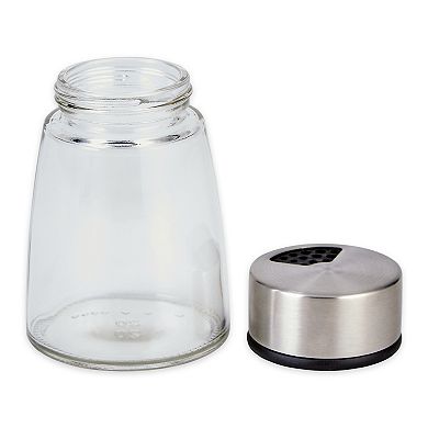 RSVP International Adjustable Shaker, Glass/Stainless Steel, 5 Ounce