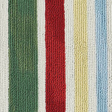 Park Designs Camp Stripe Hooked Indoor Rug 2' x 3'