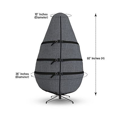 Covers&All Christmas Tree Upright Storage Bag, Heavy Duty 600 Denier