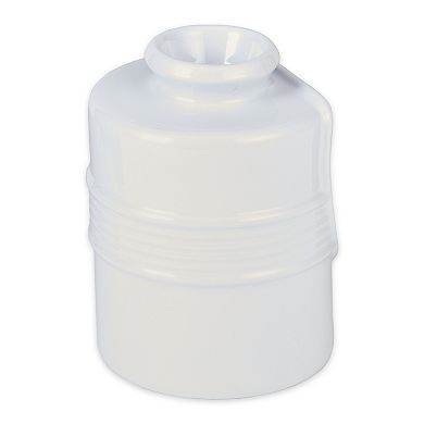 RSVP International White Stoneware Salt Pig