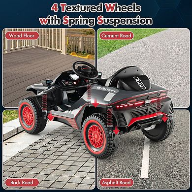 Licensed Audi Ride-On Car for Kids with Remote Control and Music