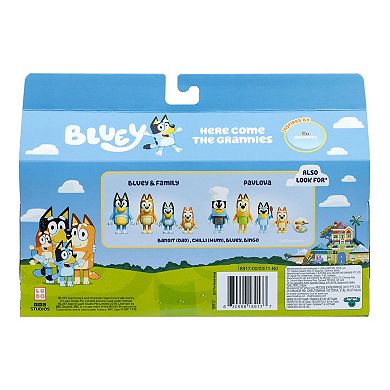 Bluey Here Come The Grannies 4-Pack Action Figure Set