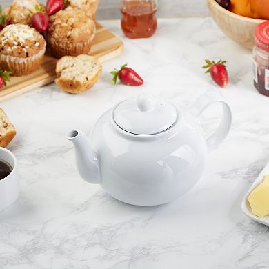 RSVP International Stoneware 42 oz Teapot