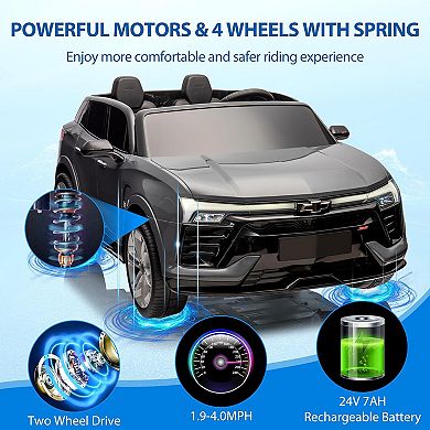 24V Chevy Blazer Kids' Electric SUV - Remote, Bluetooth & 3 Speeds