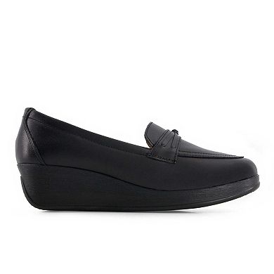 Andrea Women's Comfort Leather Platform Loafers 37639