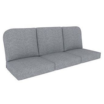 Covers&All Outdoor Seat/Back Cushion Three Seater, Durable Olefin Fabric