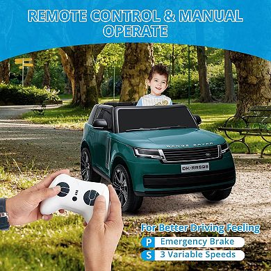 Official 2021 Range Rover Kids 24V Electric Ride-On Car, 2-Seater