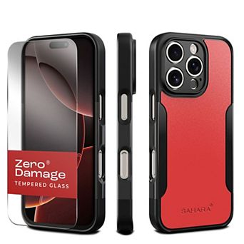 SAHARA - Classic Series Case & Tempered Glass Kit - Apple iPhone 16 Pro