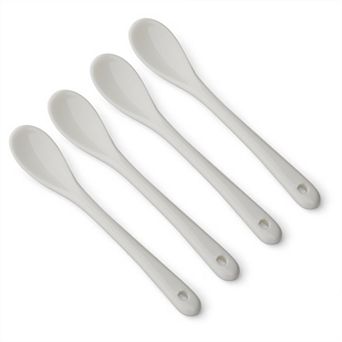 RSVP International Porcelain Egg Spoon 4 pc