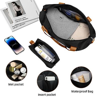 5-Piece Hardside Spinner Luggage Set Expandable Suitcases with Duffel Bags