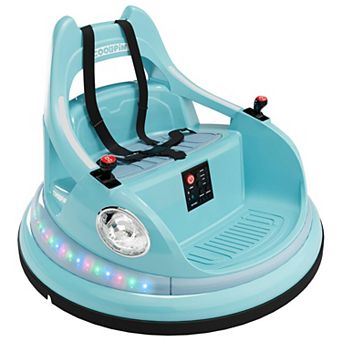 12V Kids Electric Bumper Car with Parent Remote Control,360-Degree SpinRide-On Toy with 5 Seat Belt