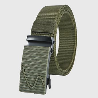 Women's Nylon Tactical Belt with Plastic-Alloy Buckle Heavy-Duty Outdoor & Casual Belt