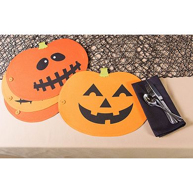 DII Jack-O-Lantern Table Runner/Placemat Set/4
