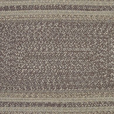 Park Designs Hartwick Gray Braided Rectangle Rug 2' x 3'