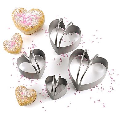 RSVP International Endurance® Biscuit Cutters - Heart 4 Piece