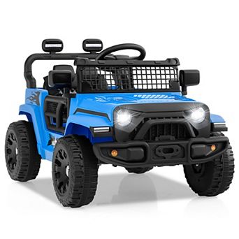 12V Kids Ride On Truck With Remote Control LED Lights And Music