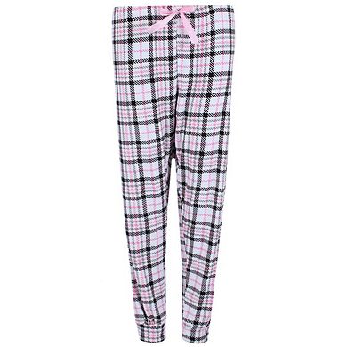 Mentally Exhausted Women's Hour Late Plus Size Pajama Jogger Set