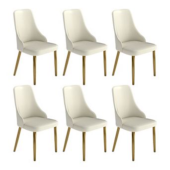 Upholstered Dining Chairs Set of 6