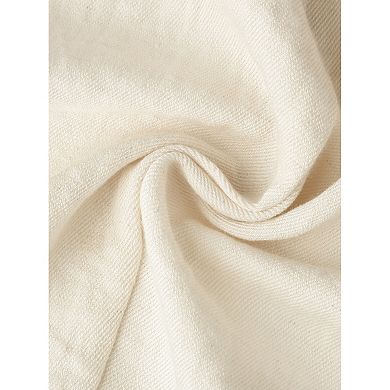 Linen Blazer for Women's Notch Lapel One Button 3/4 Sleeve Casual Work Business Suit Jackets