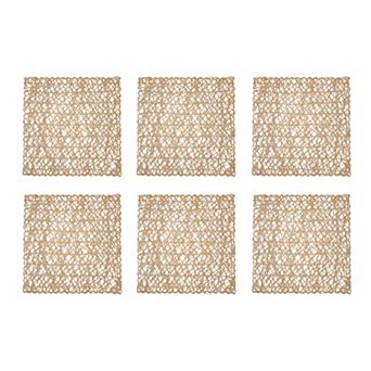 DII Woven Paper Placemat Set/6