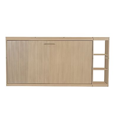 Whisen Murphy Bed with Bookshelf