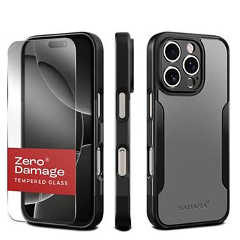 SAHARA - Classic Series Case & Tempered Glass Kit - Apple iPhone 16 Pro Max