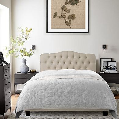 Modern Queen Size Bed Frame With Headboard