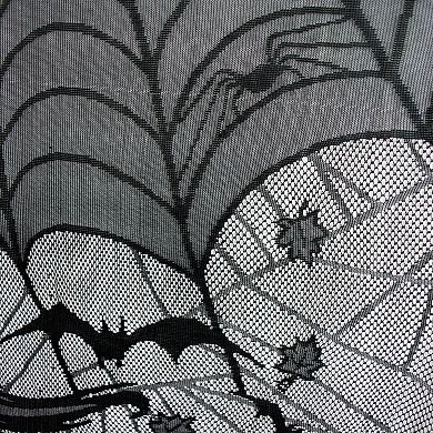 DII Happy Halloween Lace Window Panel
