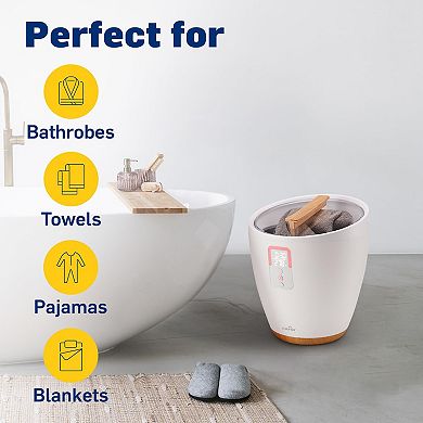 Live Fine Towel Warmer, Small Bucket Style Towel Heater with LED Display, Adjustable Timer, & More!