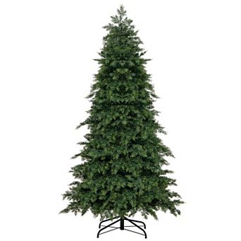 Gymax 6 FT Artificial Xmas Tree w/ 721 PE PVC Branch Tips & Folding Metal Stand