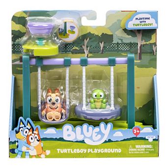 Bluey Bingo & Turtleboy Playground Mini Playset