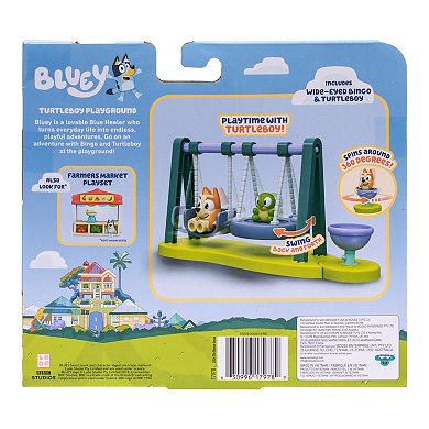 Bluey Bingo & Turtleboy Playground Mini Playset