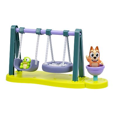 Bluey Bingo & Turtleboy Playground Mini Playset