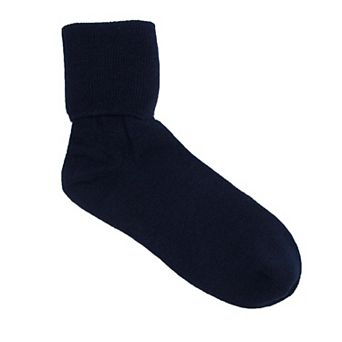 Jefferies Socks Women's Cotton Turn Cuff Socks