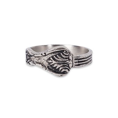 DII Asst Silver Spoon Napkin Ring Set/4