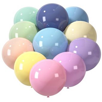 15 pc Pastel 18 Inch Latex Balloons for Garland Arch Wedding Graduation and Easter Party Decor