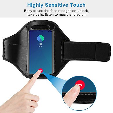 Phone Armband Holder for iPhone 5 and 4-Inch Phones for Running and Gym Use