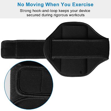 Phone Armband Holder for iPhone 5 and 4-Inch Phones for Running and Gym Use
