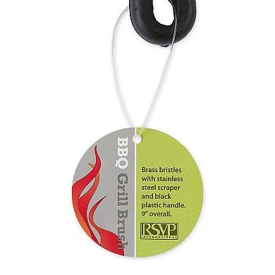 RSVP International BBQ Grill Brush - 9in