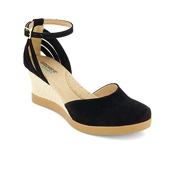 Andrea Women's Wedge Ankle Strap Espadrilles 19819