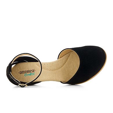 Andrea Women's Wedge Ankle Strap Espadrilles 19819