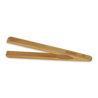 RSVP International Olive Wood Toast Tongs